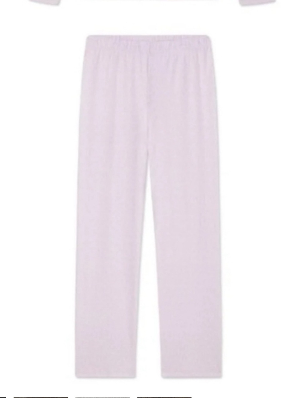 LAKE Pima Pajama Pants Wisteria Lilac Stripes Size M